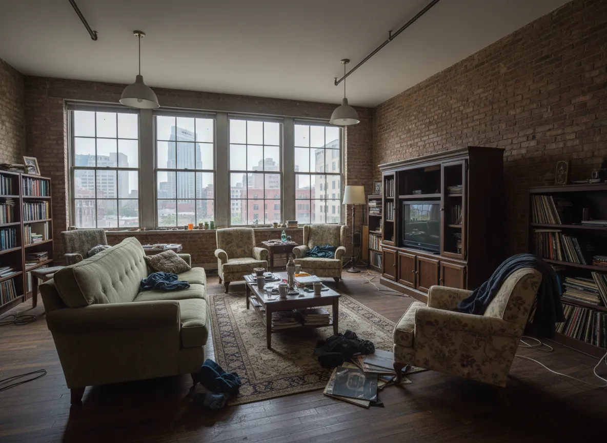 Before photo of urban loft STR